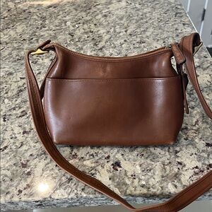 Coach Brown Leather Shoulder Bag